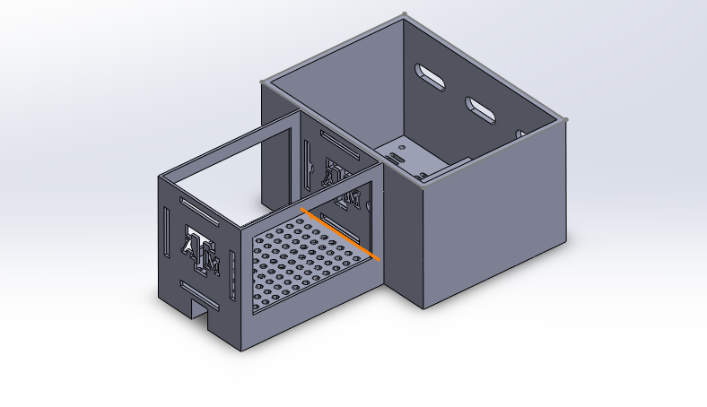 Electronics housing implementation