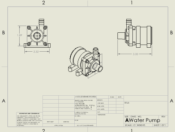 Submersible Water Pump
